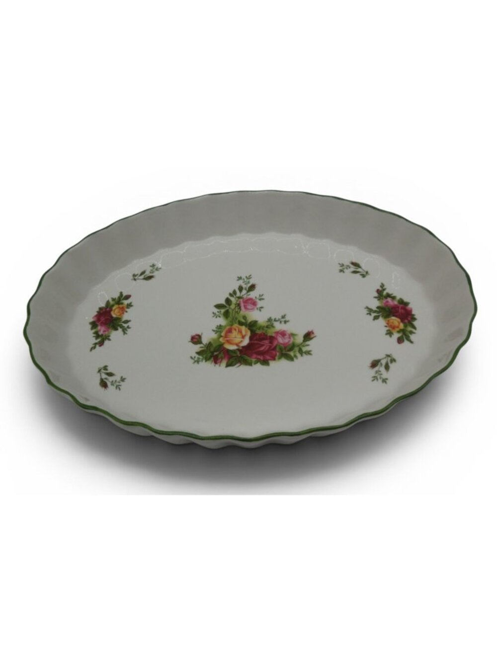 Royal Albert Old Country Roses Porcelain Oval Flowers Dish 10.6"